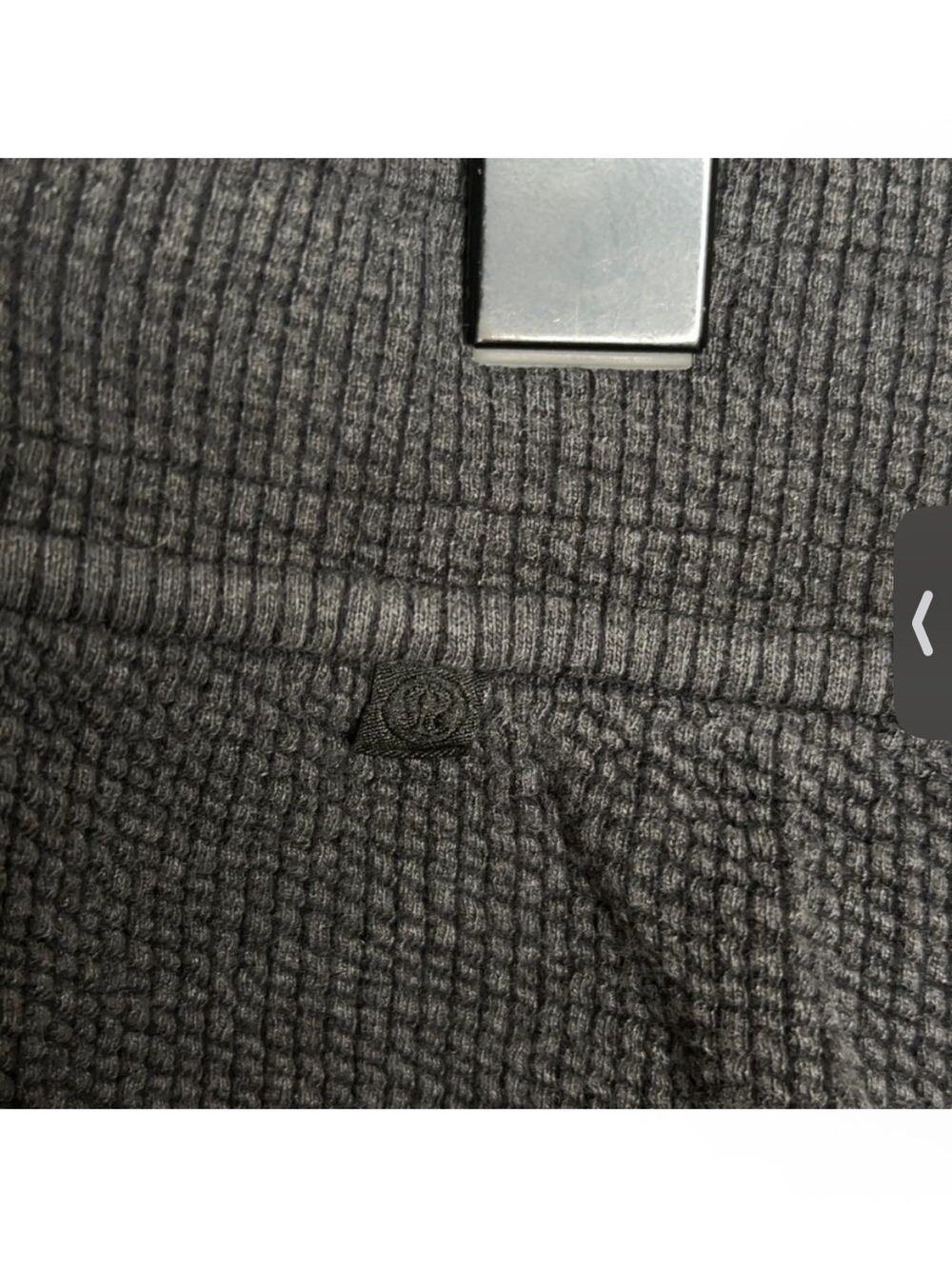 LULULEMON Ribbed High-Rise Jogger 25" *7/8 Length Heathered Black Gray - Picture 6 of 7